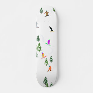 Freeride Snowboarder Snowboarding Illustratie Persoonlijk Skateboard
