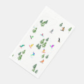 Freeride Snowboarder Snowboarding Illustratie Servet (Hoek)