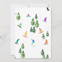 Freeride-snowboarders snowboarden met Kerstmis