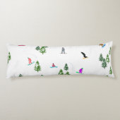 Freeride Snowboarders Snowboardontwerp Lichaamskussen (Achterkant)