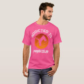 Freerunner Freerunning verslaafd aan Parkour T-shirt (Voorkant volledig)
