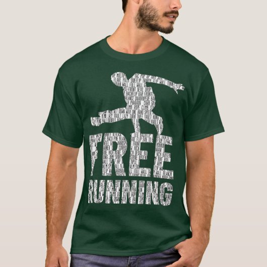 Freerunner Gratis hardlooptechnieken Cadeau T-shirt (Voorkant)