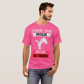 Freerunner Take The Risk Or Lose The Chance Parkou T-shirt (Voorkant volledig)