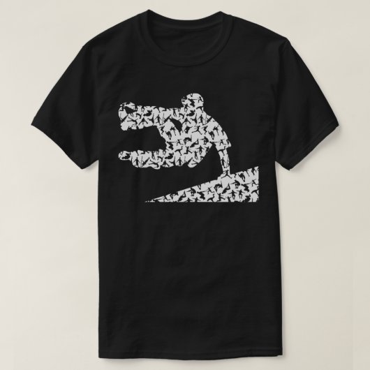 Freerunning Cool Parkour for a Free Runner Freesty T-shirt (Design voorkant)