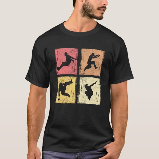 Freerunning Straat Workout Freestyle Acrobatisch P T-shirt (Voorkant)