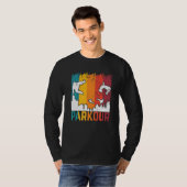 Freerunning Straat Workout Freestyle Acrobatisch P T-shirt (Voorkant volledig)