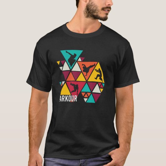Freerunning Street Workout Freestyle Acrobat Par T-shirt (Voorkant)