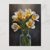Freesia Bloemen Briefkaart (Voorkant)