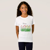 freesia bloemen, milieuthema t-shirt (Voorkant volledig)