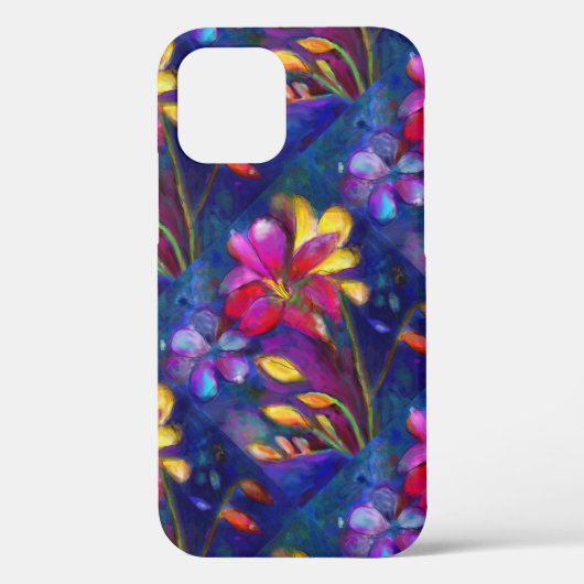 Freesia Floral IPhone Case (Achterkant)