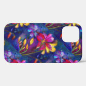 Freesia Floral IPhone Case (Achterkant (horizontaal))