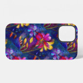 Freesia Floral IPhone Case Hoesje (Achterkant horizontaal)