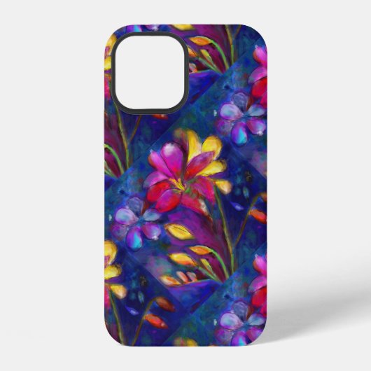 Freesia Floral IPhone Case Hoesje (Achterkant)