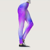 Freesia Paars Blacklight Leggings (Rechts)
