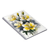 Freesia - Watercolor bloemen Notitieboek (Rechterzijde)