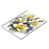Freesia - Watercolor bloemen Notitieboek (Linkerzijde)