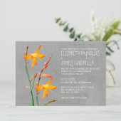 Freesia Wedding-uitnodigingen Kaart (Staand voorkant)
