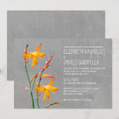 Freesia Wedding-uitnodigingen Kaart (Voorkant / Achterkant)