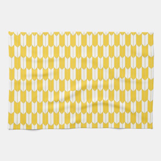 Freesia & White Japanese Yagasuri Kitchen Towel Theedoek (Horizontaal)
