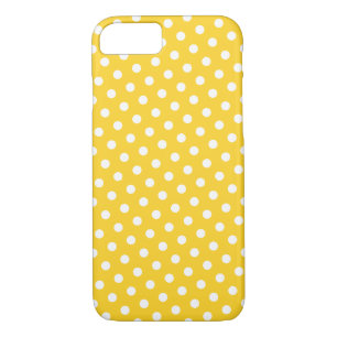 Freesia & White Polka Dot Pattern iPhone 7 Hoesje