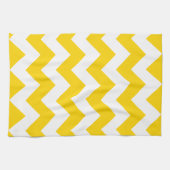 Freesia Yellow Chevron Zigzag Kitchen Towels Theedoek (Horizontaal)