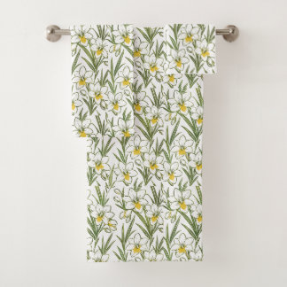 Freesias Patroon Handdoekenset Bad Handdoek