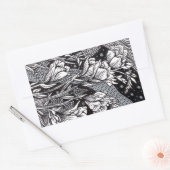 Freesias Rechthoekige Sticker (Envelop)