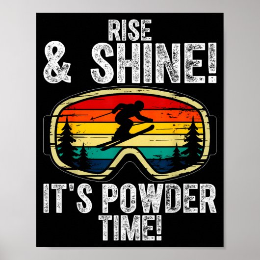 Freeskiing ski goggles freestyle-skiing poster (Voorkant)