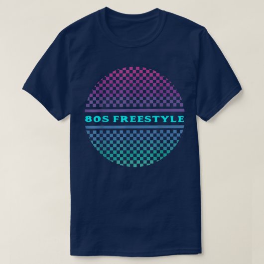 Freestyle 80 jaar Retro Disco Ball Mu T-shirt (Design voorkant)