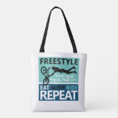 Freestyle Bike Motocross Tote Bag (Achterkant)