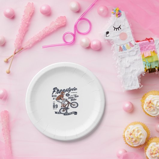 Freestyle Bike Papieren Bordje (Feest)