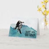 Freestyle BMX-fietstunt Kaart (Gele Bloem)