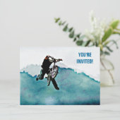 Freestyle BMX-fietstunt Kaart (Staand voorkant)