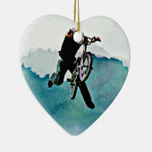 Freestyle BMX-fietstunt Keramisch Ornament (Rechts)