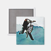 Freestyle BMX-fietstunt Magneet (Voorkant / Achterkant)