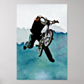 Freestyle BMX-fietstunt Poster (Voorkant)