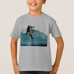 Freestyle BMX-fietstunt T-shirt
