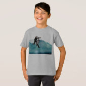 Freestyle BMX-fietstunt T-shirt (Voorkant volledig)