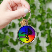 Freestyle BMX Flatland Biker Sleutelhanger (Hand)