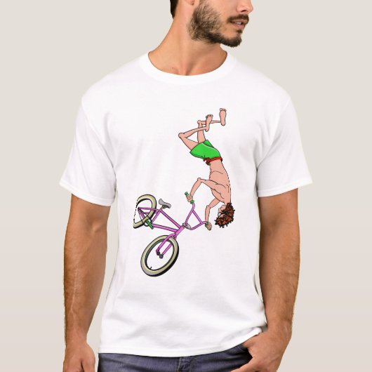 Freestyle BMX Ride Front Flip T-shirt (Voorkant)
