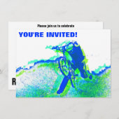 Freestyle BMX Rider in Cool Pop Art Style Kaart (Voorkant / Achterkant)