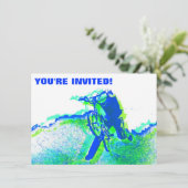 Freestyle BMX Rider in Cool Pop Art Style Kaart (Staand voorkant)