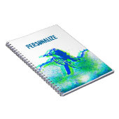 Freestyle BMX Trick Pop Art Notitieboek (Rechterzijde)