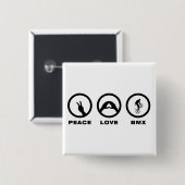 Freestyle BMX Vierkante Button 5,1 Cm (Voorkant /achterkant)