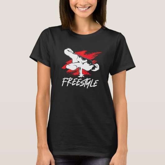 Freestyle Breakdance door Boying Boy Br T-shirt (Voorkant)