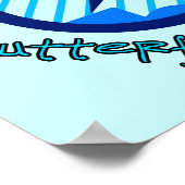 Freestyle Breastakt Butterfly backtouch Poster (Hoek)