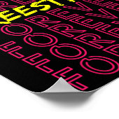 Freestyle Forever 80s Retro Concert Party Poster (Hoek)
