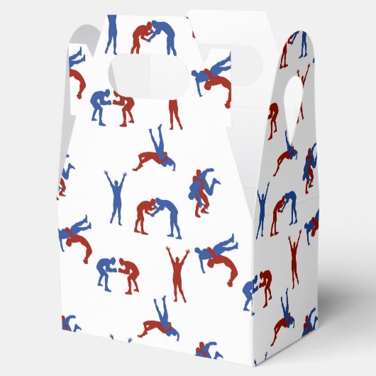 Freestyle Greco Roman Wrestling Pattern Bedankdoosjes (Geopend)