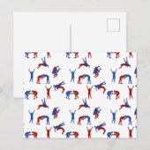 Freestyle Greco Roman Wrestling Pattern Briefkaart (Voorkant / Achterkant)