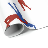 Freestyle Greco Roman Wrestling Pattern Cadeaupapier (Rol Hoek)